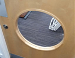 Security fire rated glazing